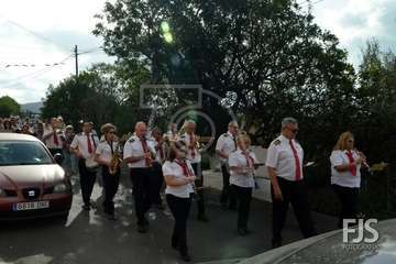 Procesión de Santa Agueda y la Virgen de Lourdes en Telde (Foto Francisco Javier Santana)